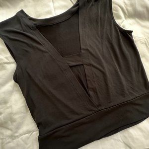 Banana Republic - V-Back Top - Black - Size Medium